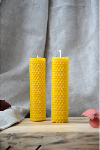 Изображение товара Набор свечей Ozarich Декоративные / Н1 (2шт, желтый)