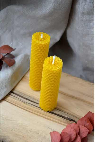 Изображение товара Набор свечей Ozarich Декоративные / Н1 (2шт, желтый)