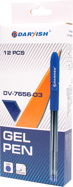 Изображение товара Набор гелевых ручек Darvish DV-7656 (12шт, синий)