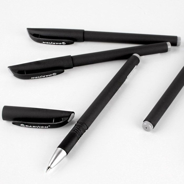 Изображение товара Набор гелевых ручек Darvish Soft / DV-7625 (12шт, черный)