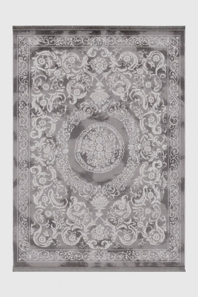 Изображение товара Ковер Radjab Carpet Амаль Прямоугольник 0916A (2x4, Grey/Cream)