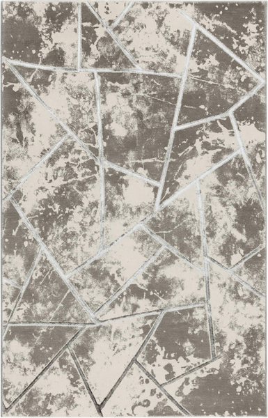 Изображение товара Ковер Radjab Carpet Амальфи Прямоугольник 01518B (3x4, C.Grey/Antrasit)