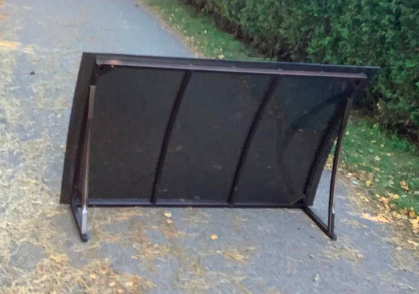 Изображение товара Козырек ИМпласт Скат Телескоп 1.4-2.0 с монолитным поликарбонатом 2мм / 15502 (бронзовый)