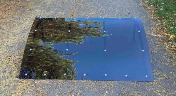 Изображение товара Козырек ИМпласт Скат Телескоп 1.4-2.0 с монолитным поликарбонатом 3мм / 15503 (бронзовый)