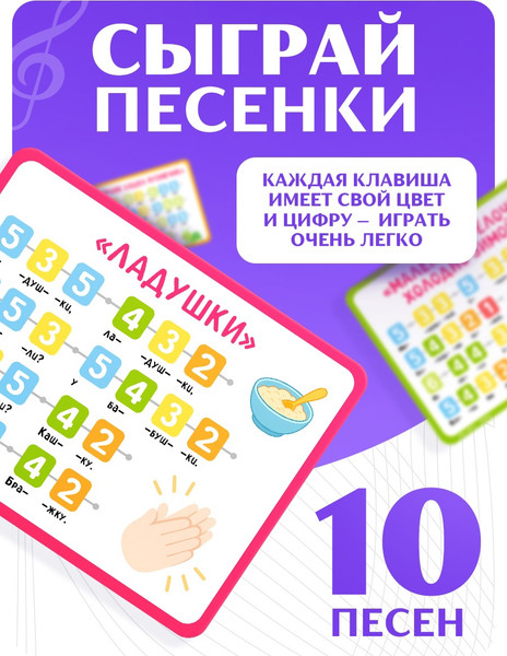 Изображение товара Развивающая игрушка Zabiaka Пианино Котенок / 10886603