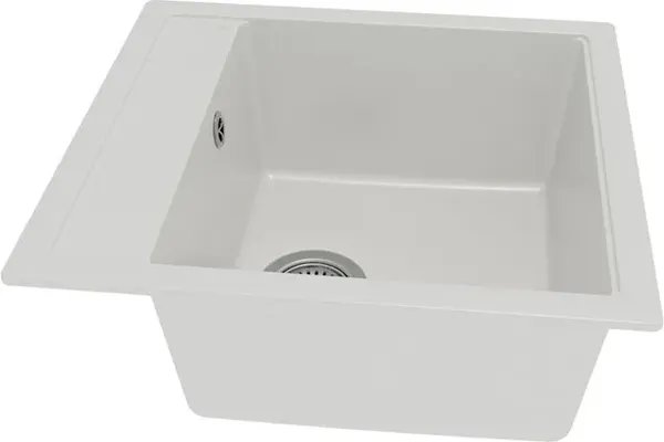 Изображение товара Мойка кухонная Teymi Lori Mini 46х51 / T120129 (белый матовый)