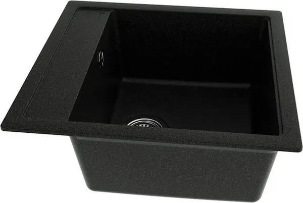 Изображение товара Мойка кухонная Teymi Lori Mini 46х51 / T120128 (черный матовый)