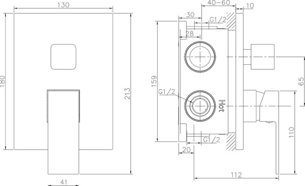 Изображение товара Смеситель Lauter Trim 21CK189C-516-3MB