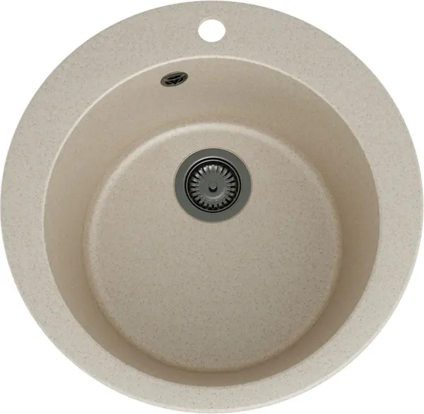 Изображение товара Мойка кухонная Teymi Lori Midi 51х51 / T120127 (бежевый матовый)