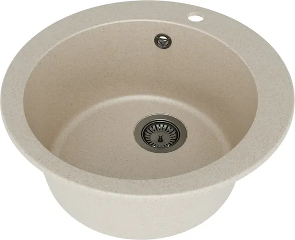 Изображение товара Мойка кухонная Teymi Lori Midi 51х51 / T120127 (бежевый матовый)