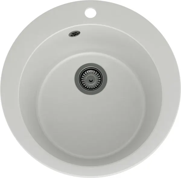 Изображение товара Мойка кухонная Teymi Lori Midi 51х51 / T120125 (белый матовый)