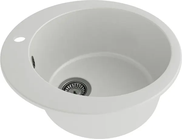 Изображение товара Мойка кухонная Teymi Lori Midi 51х51 / T120125 (белый матовый)