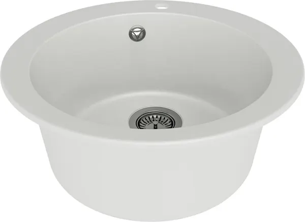 Изображение товара Мойка кухонная Teymi Lori Midi 51х51 / T120125 (белый матовый)