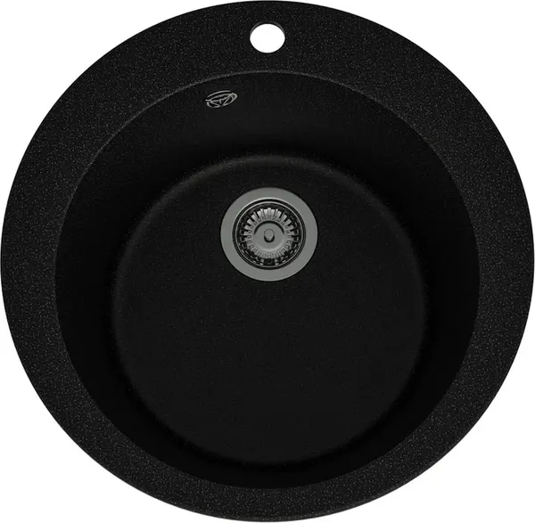 Изображение товара Мойка кухонная Teymi Lori Midi 51х51 / T120124 (черный матовый)