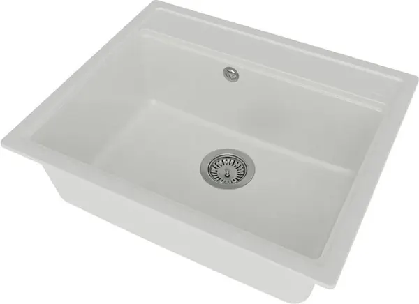 Изображение товара Мойка кухонная Teymi Lori Maxi 60х51 / T120121 (белый матовый)