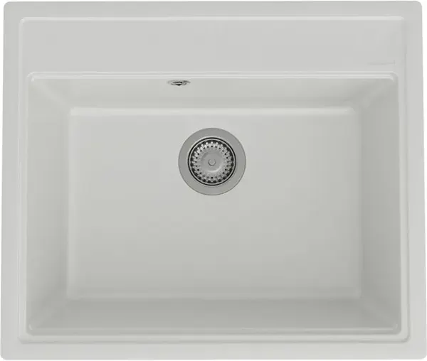 Изображение товара Мойка кухонная Teymi Lori Maxi 60х51 / T120121 (белый матовый)