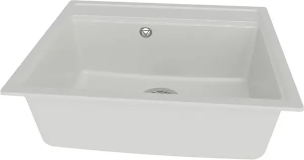 Изображение товара Мойка кухонная Teymi Lori Maxi 60х51 / T120121 (белый матовый)