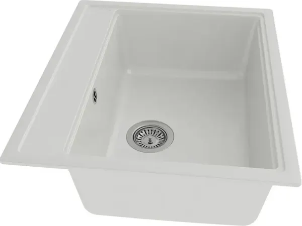 Изображение товара Мойка кухонная Teymi Lori Maxi 60х51 / T120121 (белый матовый)