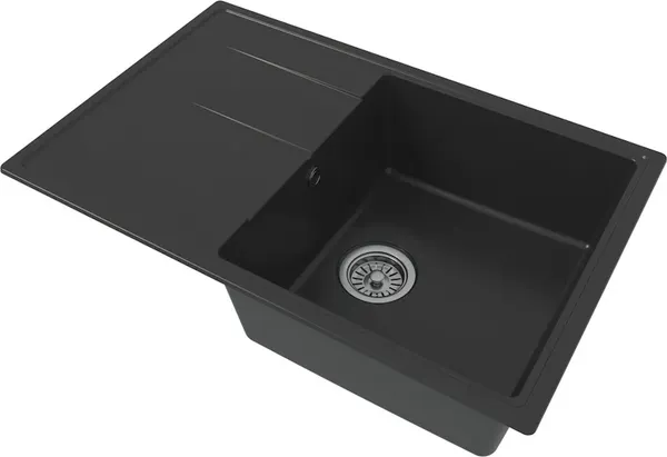 Изображение товара Мойка кухонная Teymi Hanna Smart 74х48 / T120116 (черный матовый)