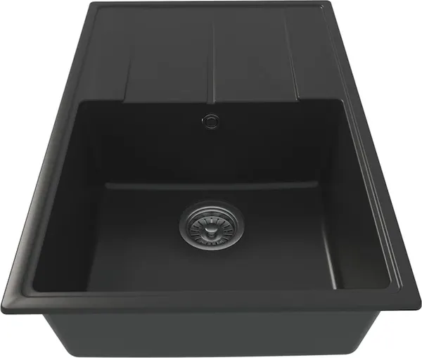 Изображение товара Мойка кухонная Teymi Hanna Smart 74х48 / T120116 (черный матовый)