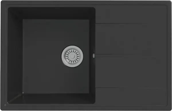 Изображение товара Мойка кухонная Teymi Hanna Smart 74х48 / T120116 (черный матовый)