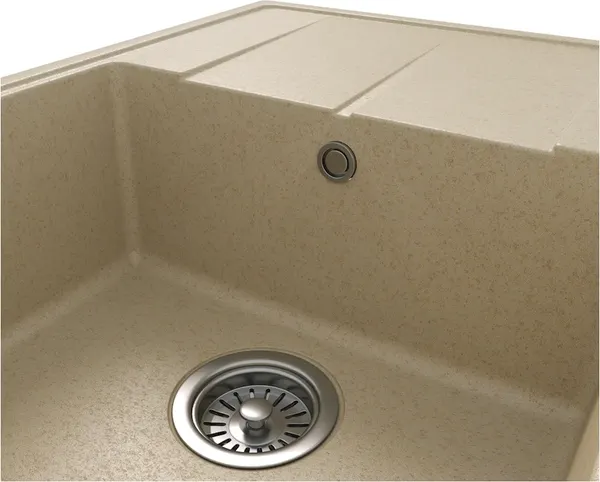 Изображение товара Мойка кухонная Teymi Hanna Smart 62х48 / T120115 (бежевый матовый)