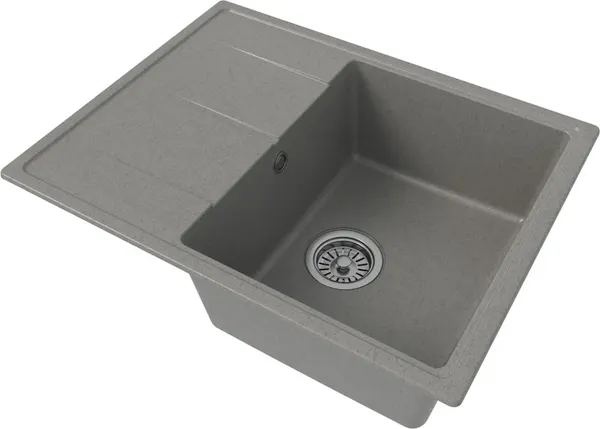 Изображение товара Мойка кухонная Teymi Hanna Smart 62х48 / T120114 (серый матовый)