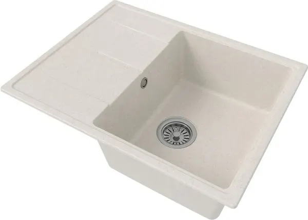 Изображение товара Мойка кухонная Teymi Hanna Smart 62х48 / T120113 (белый матовый)