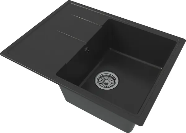 Изображение товара Мойка кухонная Teymi Hanna Smart 62х48 / T120112 (черный матовый)