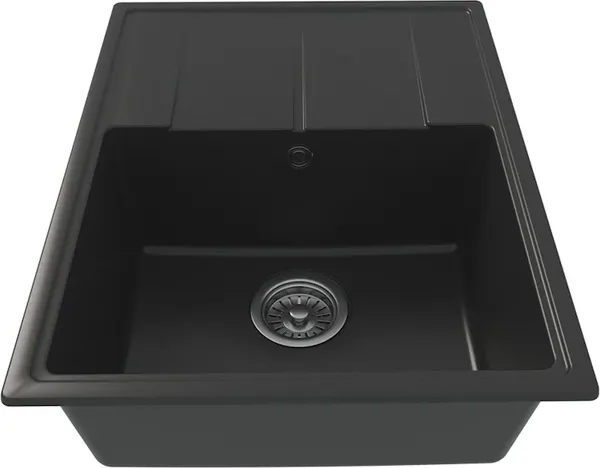 Изображение товара Мойка кухонная Teymi Hanna Smart 62х48 / T120112 (черный матовый)