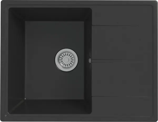 Изображение товара Мойка кухонная Teymi Hanna Smart 62х48 / T120112 (черный матовый)