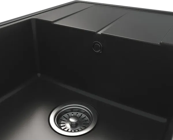 Изображение товара Мойка кухонная Teymi Hanna Smart 62х48 / T120112 (черный матовый)