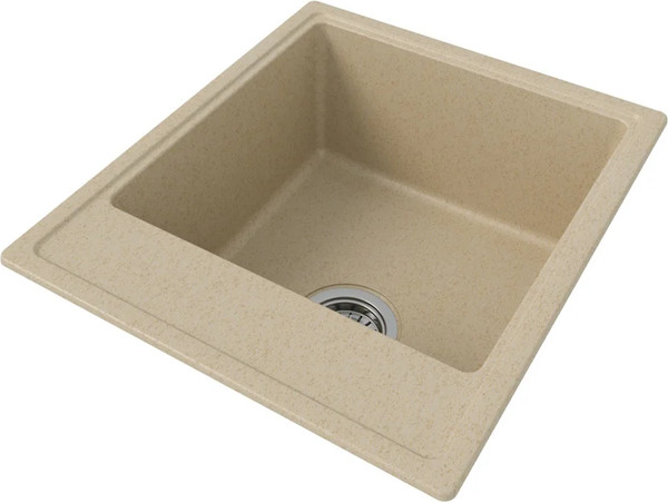 Изображение товара Мойка кухонная Teymi Helmi Smart 42х48 / T120111 (бежевый матовый)