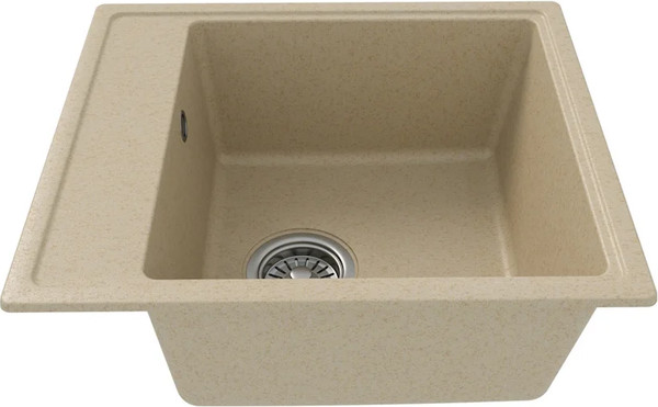 Изображение товара Мойка кухонная Teymi Helmi Smart 42х48 / T120111 (бежевый матовый)