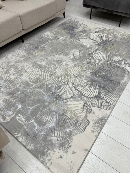 Изображение товара Ковер Radjab Carpet Амальфи Прямоугольник A5777A (2.4x3.4, L.Grey/Cream)