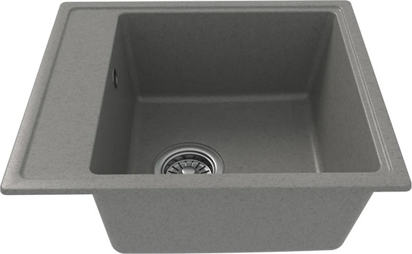 Изображение товара Мойка кухонная Teymi Helmi Smart 42х48 / T120110 (серый матовый)