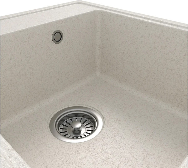 Изображение товара Мойка кухонная Teymi Helmi Smart 42х48 / T120109 (белый матовый)