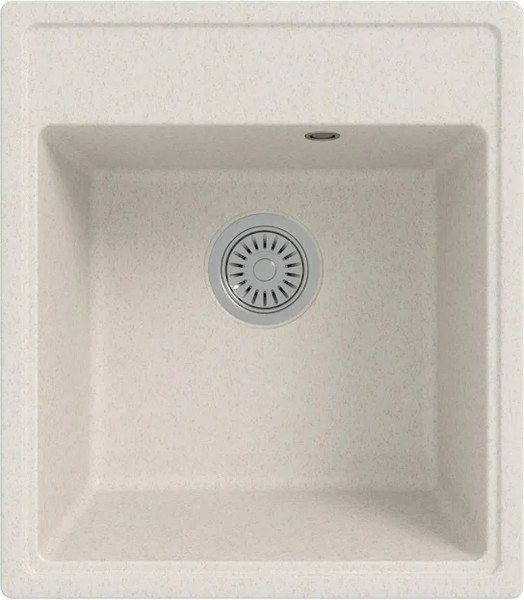 Изображение товара Мойка кухонная Teymi Helmi Smart 42х48 / T120109 (белый матовый)