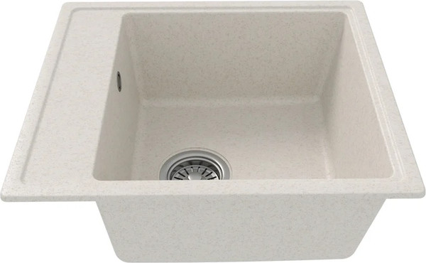 Изображение товара Мойка кухонная Teymi Helmi Smart 42х48 / T120109 (белый матовый)