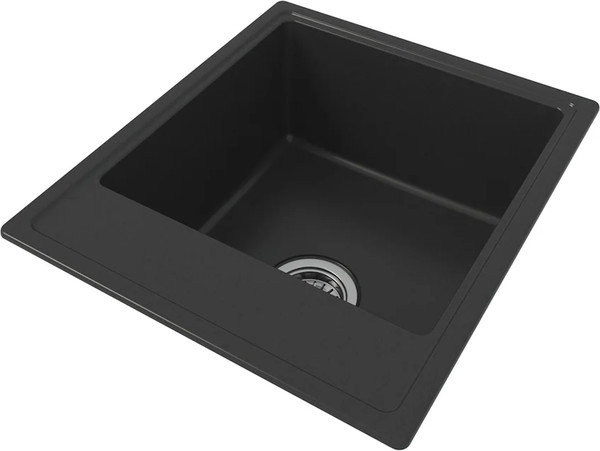Изображение товара Мойка кухонная Teymi Helmi Smart 42х48 / T120108 (черный матовый)