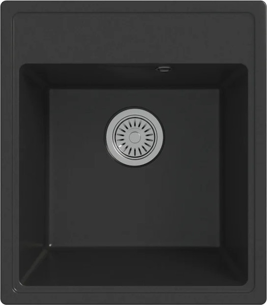 Изображение товара Мойка кухонная Teymi Helmi Smart 42х48 / T120108 (черный матовый)