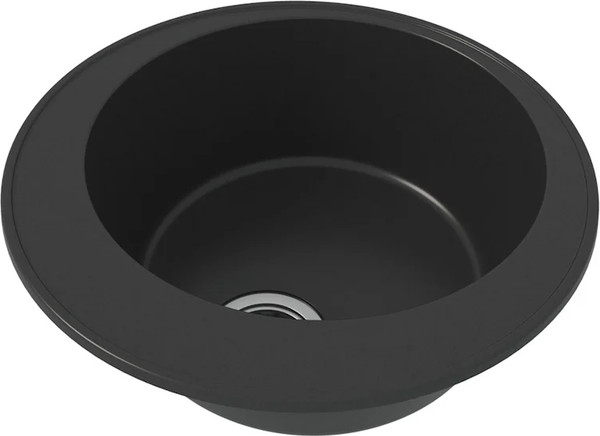Изображение товара Мойка кухонная Teymi Lina Smart D48 / T120102 (черный матовый)