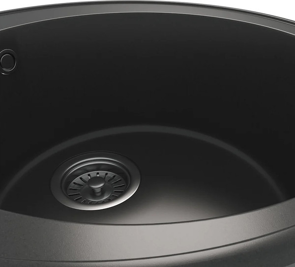 Изображение товара Мойка кухонная Teymi Lina Smart D48 / T120102 (черный матовый)