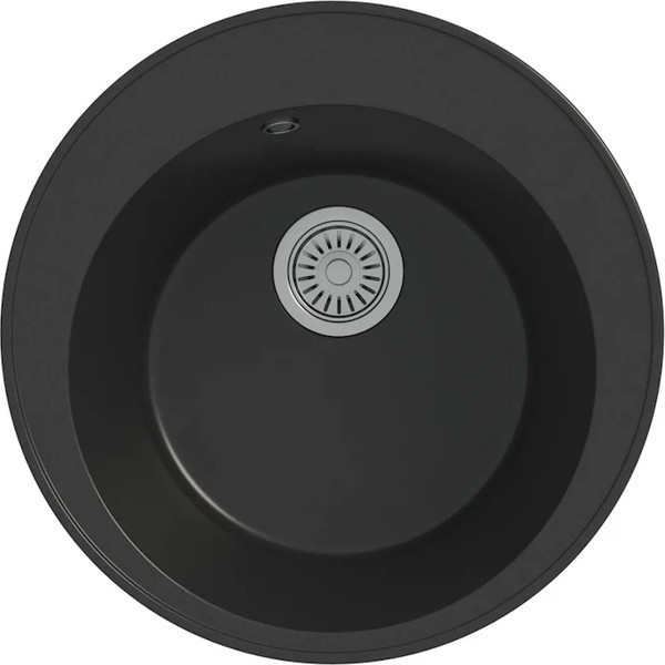Изображение товара Мойка кухонная Teymi Lina Smart D48 / T120102 (черный матовый)