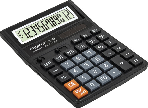 Изображение товара Калькулятор Cromex 271728 (черный)