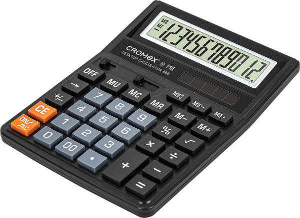Изображение товара Калькулятор Cromex 271728 (черный)