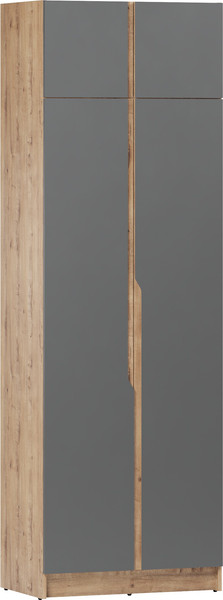 Изображение товара Шкаф Eligard Aura 2Da (дуб вотан/графит)