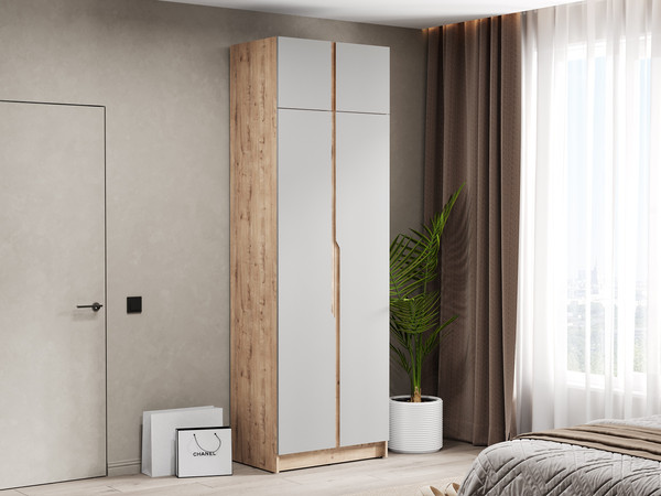 Изображение товара Шкаф Eligard Aura 2Da (дуб вотан/дымчатый алмаз)