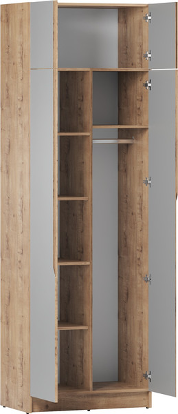 Изображение товара Шкаф Eligard Aura 2Da (дуб вотан/дымчатый алмаз)