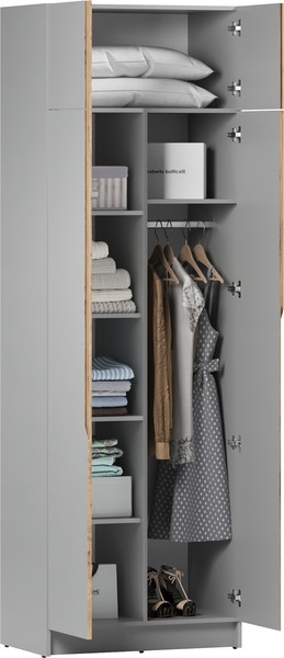 Изображение товара Шкаф Eligard Aura 2Da (дымчатый алмаз)